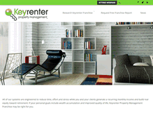 Tablet Screenshot of keyrenterfranchise.com